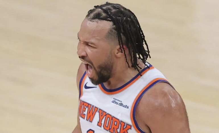 Create a 10-word scroll-stopping headline for: Jalen Brunson’s rise leave Hornets with tough pill to swallow | Vibe NC