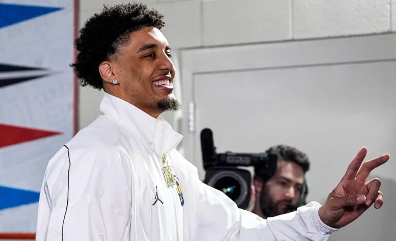 Create a 10-word scroll-stopping headline for: Hornets’ dire Yaxel Lendeborg interest poses bleak future for Miles Bridges | Vibe NC