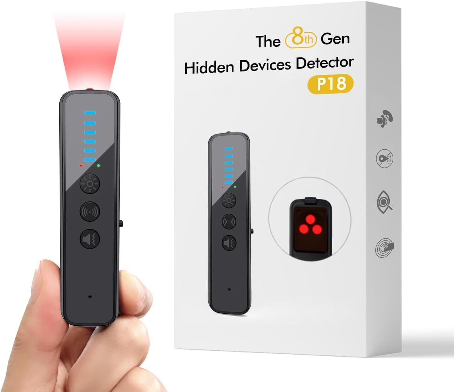 Here are a few 10-word scroll-stopping options:

Is Someone Watching? AI Anti-Spy Detector Finds Hidden Cameras.
Stop Spies! AI Detects Hidden Cameras, Bugs, GPS Anywhere.
Uncover Hidden Cameras, Bugs, GPS. AI-Powered Privacy Protection.
Protect Privacy: AI Scans for Hidden Cameras, Bugs, GPS Trackers.
Don’t Get Spied On! AI Detector Finds ALL Hidden Devices.
 | Vibe NC