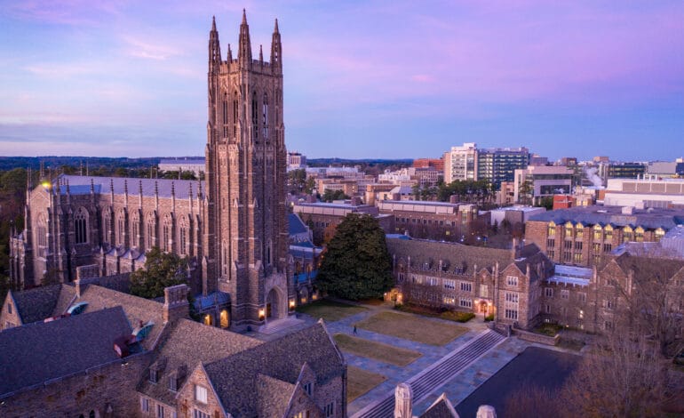 Create a 10-word scroll-stopping headline for: Duke University Plans to Build a Small Data Center | Vibe NC