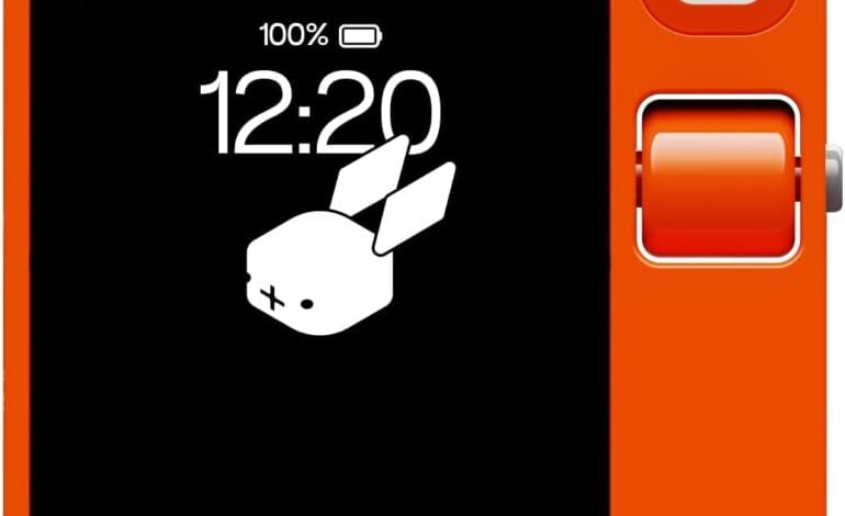Rabbit r1 AI Voice-Activated Gadget with New and Improved AI Note Taker — No Subscription Fees — Vibe Coding and OpenClaw on Device, Voice Recorder, Unlimited Transcriptions and Meeting Summaries