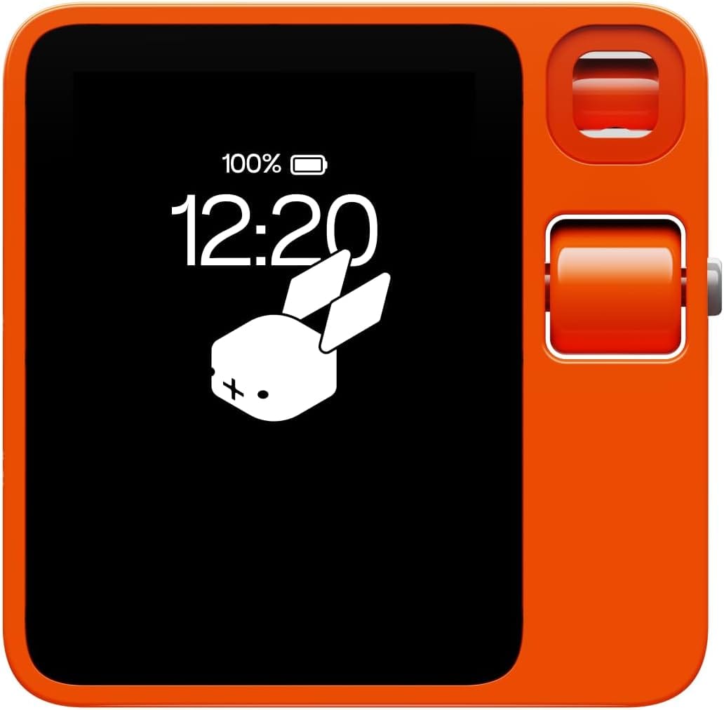 Rabbit r1 AI Voice-Activated Gadget with New and Improved AI Note Taker — No Subscription Fees — Vibe Coding and OpenClaw on Device, Voice Recorder, Unlimited Transcriptions and Meeting Summaries