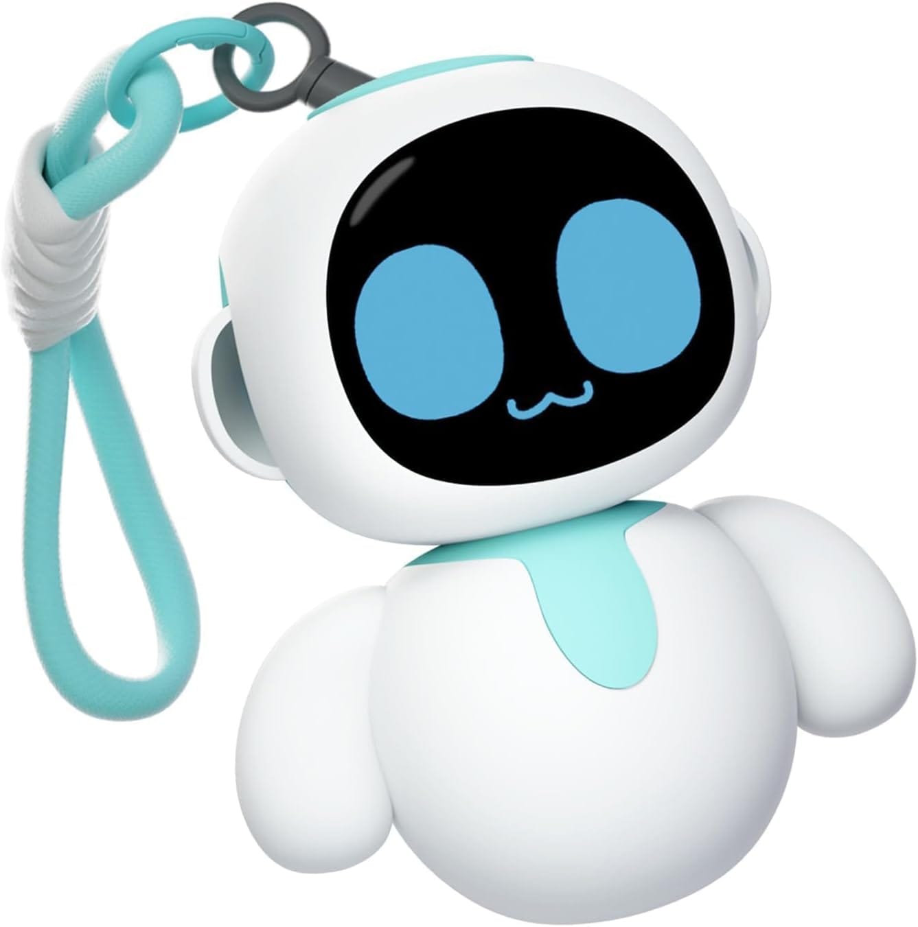 ENERGIZE LAB Eiliko Aquamarine – Your Tiny AI Charm Robot That Matches Every Daily Outfit, Fun Electronic Pendant Toys, for Couples and Best Friends.