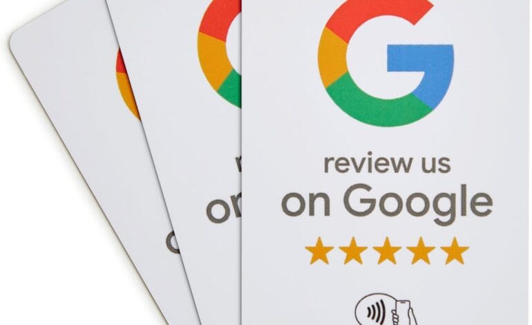 Create a 10-word scroll-stopping headline for: Google Review Tap Card – NFC and QR Code Card for Small Business, Get More Customer Reviews, Must Have for Office, Trade Shows & Vendor Booths, Essential Marketing Accessories and Supplies | Vibe NC