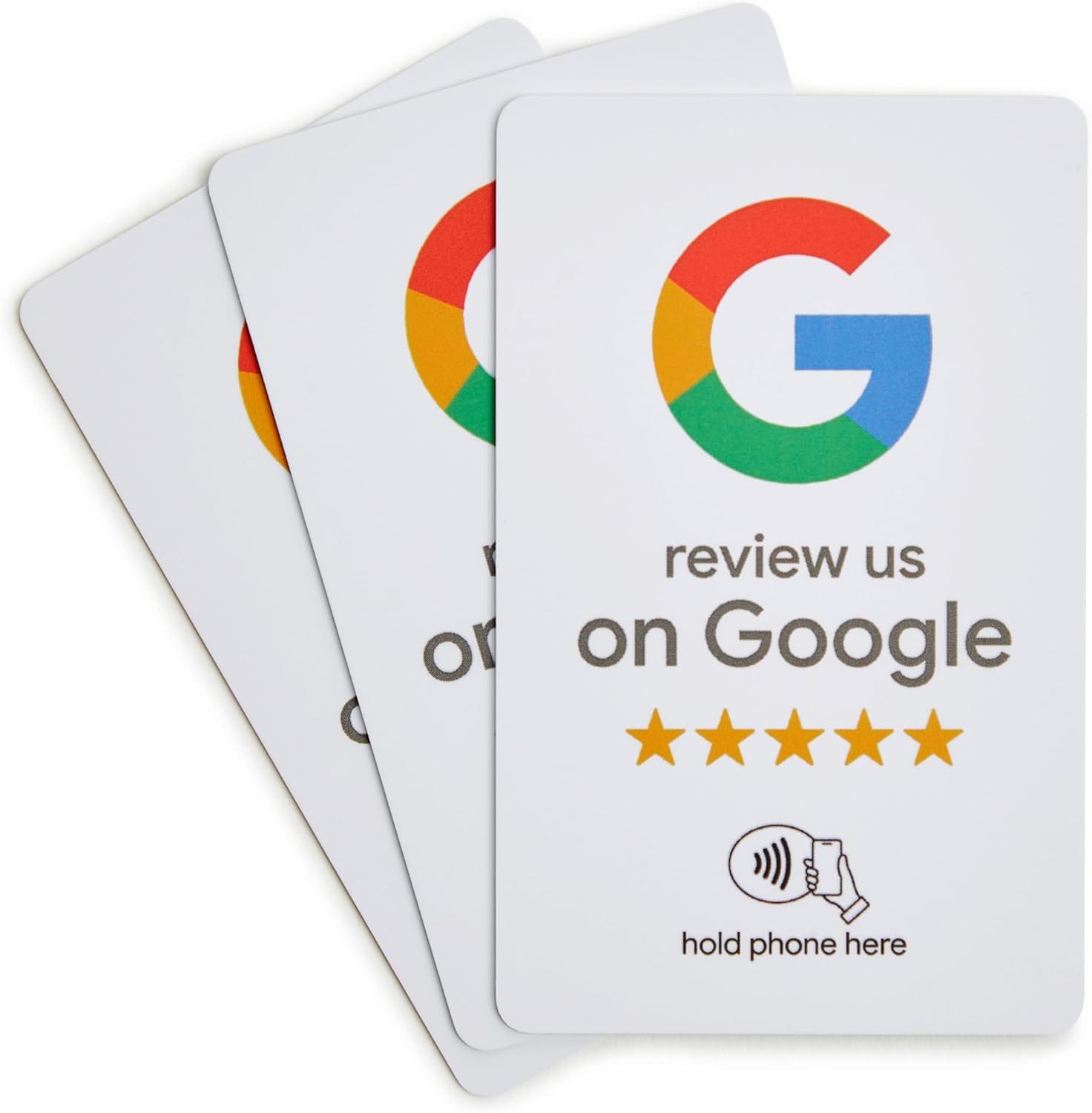 Create a 10-word scroll-stopping headline for: Google Review Tap Card – NFC and QR Code Card for Small Business, Get More Customer Reviews, Must Have for Office, Trade Shows & Vendor Booths, Essential Marketing Accessories and Supplies | Vibe NC