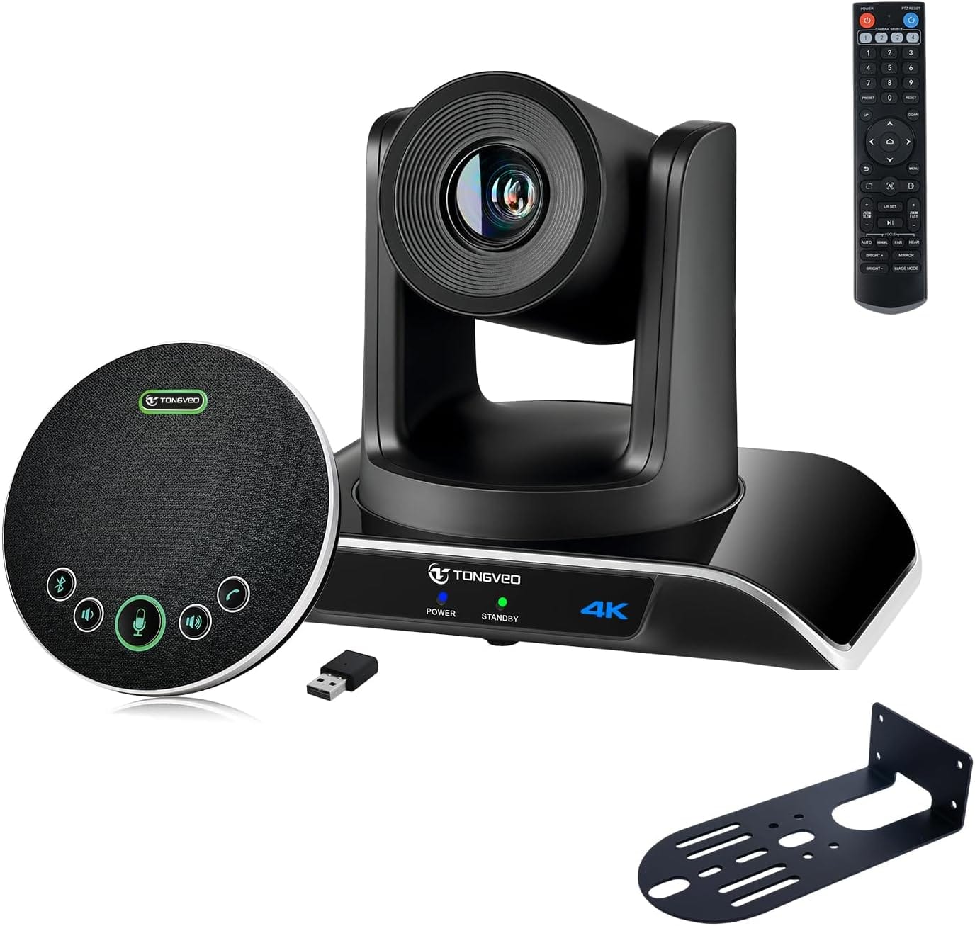 4K AI Tracking PTZ: 20x Zoom, Speakerphone. Master Remote Meetings. | Vibe NC