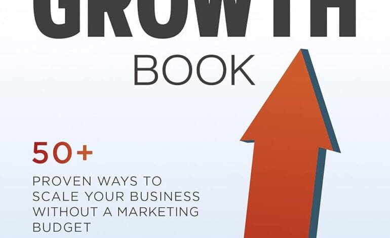Create a 10-word scroll-stopping headline for: The Startup Growth Book: 50+ Proven Ways to Scale Your Business Without a Marketing Budget | Vibe NC