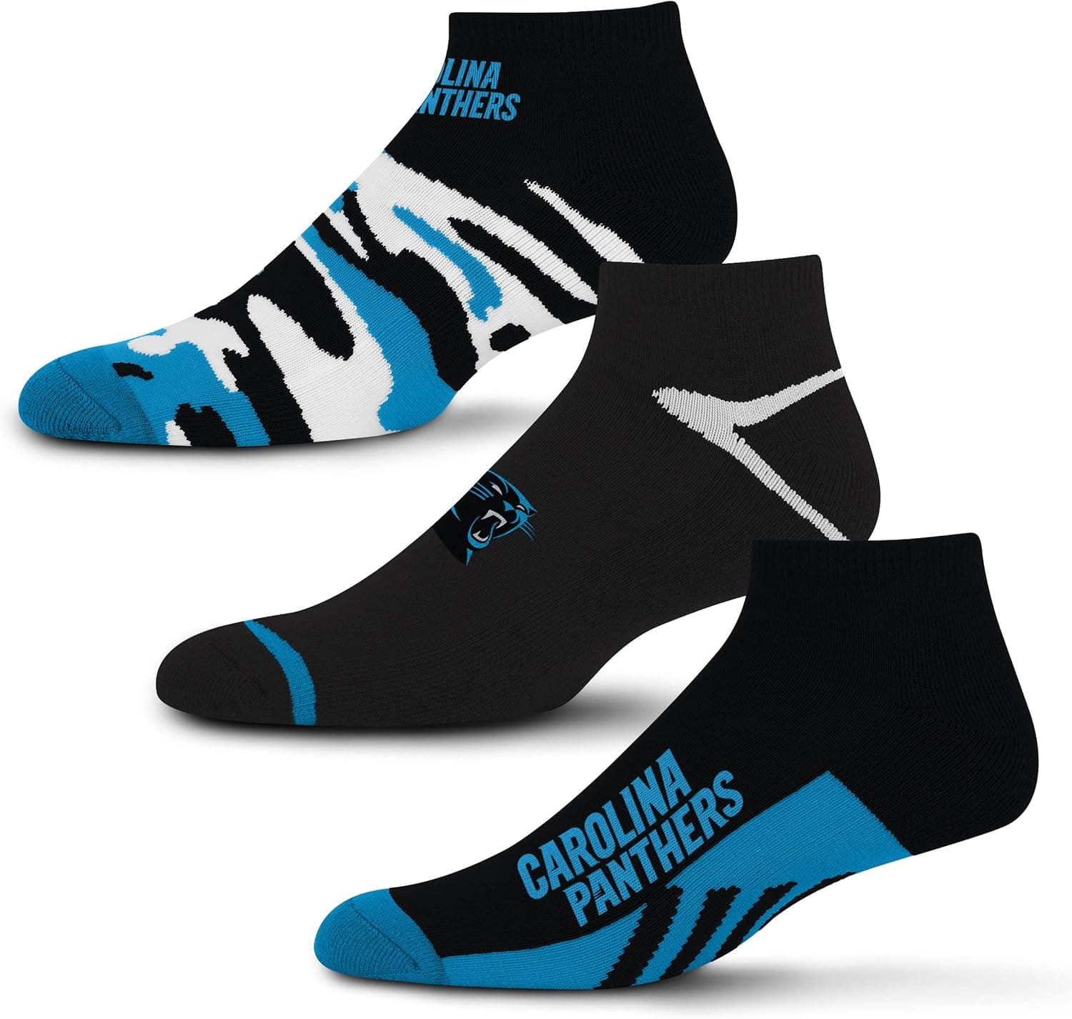 Create a 10-word scroll-stopping headline for: FBF NFL Unisex-Adult Camo Boom 3-Pack | Vibe NC