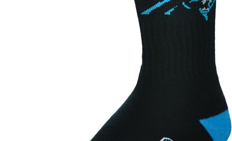 Create a 10-word scroll-stopping headline for: For Bare Feet Youth Philadelphia Eagles 4-Stripe Deuce Quarter-Length Socks | Vibe NC