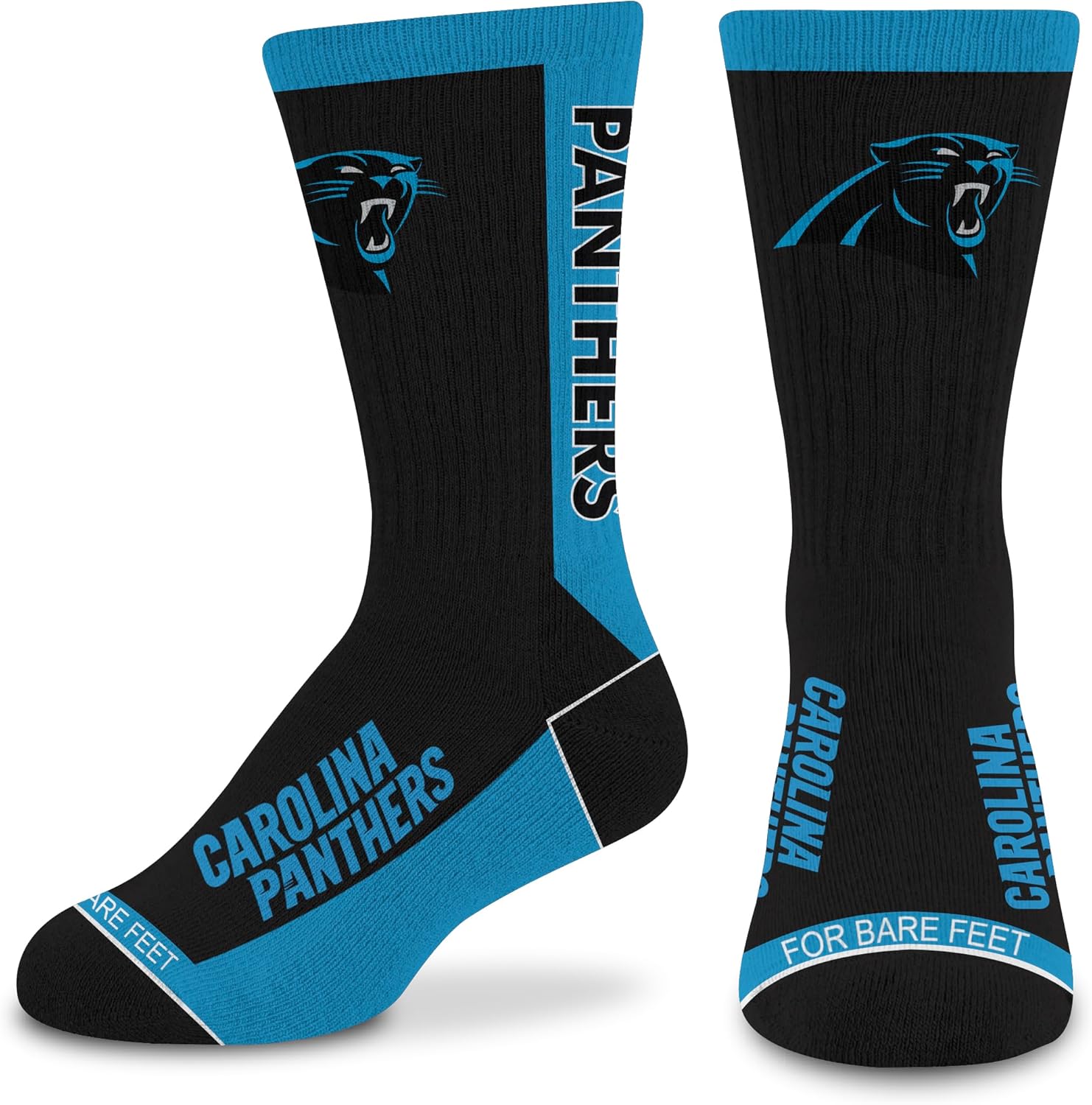 Create a 10-word scroll-stopping headline for: For Bare Feet NFL Unisex Kids Nfl Mvp Crew Sock Youth | Vibe NC