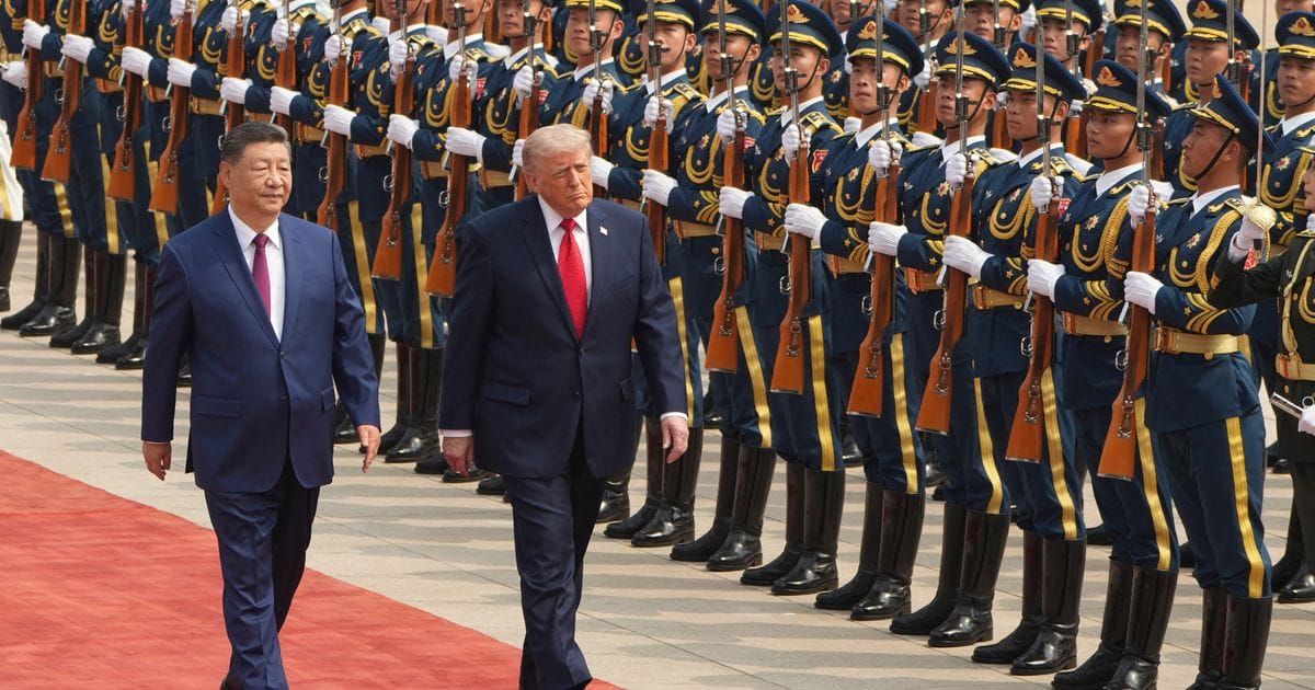Here are a few 10-word scroll-stopping options:

Trump: US-China Relations ‘Good,’ Despite Differences As Beijing Trip Ends.
Trump Insists US-China Ties ‘Good,’ But Differences Linger Post-Beijing.
Trump Declares US-China Relations Positive, Even With Differences Ending Visit.
 | Vibe NC