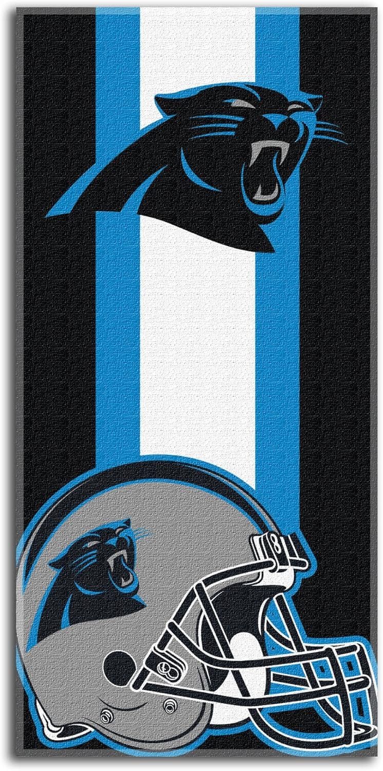 Here are 5 scroll-stopping 10-word headlines:

Show Your NFL Pride! The Must-Have Beach Towel.
Game Day Ready: Your NFL Adult Beach Towel Awaits!
NFL Fandom Meets Summer Fun: The Ultimate Beach Towel.
Own The Beach! Score Big With Your NFL Team Towel.
Sun, Sand, & NFL Pride: Your Ultimate Beach Companion.
 | Vibe NC