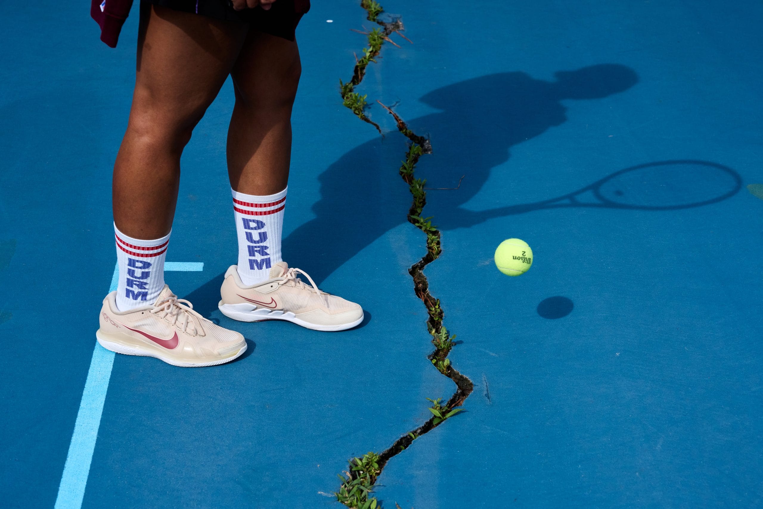 Here are a few 10-word options:

Durham’s thriving tennis roots deserve better courts for booming growth.
Durham tennis: Growth explodes, but courts crumble. Players demand action!
Deep roots, surging growth: Durham tennis needs courts to match!
Durham tennis players: Our deep roots deserve courts matching growth!
Durham’s booming tennis community seeks courts worthy of its legacy.
 | Vibe NC
