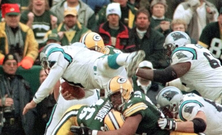 Create a 10-word scroll-stopping headline for: Taking a look at the 2026 opponents through Panthers historical plays | Vibe NC