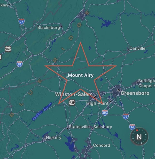 Create a 10-word scroll-stopping headline for: Mt Airy restaurant recommendations | Vibe NC