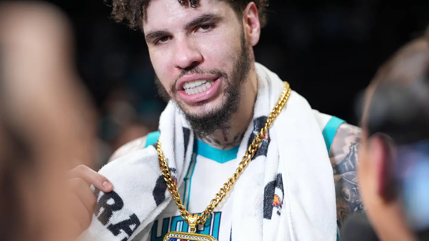 Create a 10-word scroll-stopping headline for: LaMelo Ball delivers polarizing apology for game-changing play on Bam Adebayo | Vibe NC