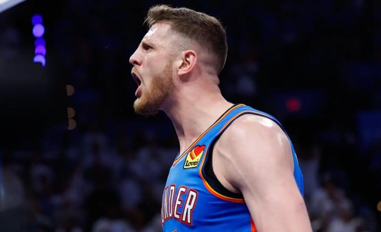 Create a 10-word scroll-stopping headline for: 2 Thunder players the Hornets must target after OKC playoff collapse to Spurs | Vibe NC