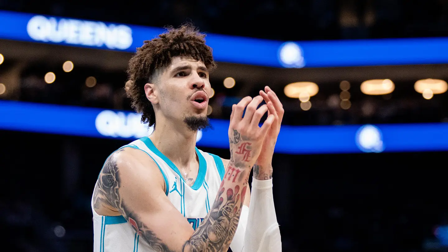 Create a 10-word scroll-stopping headline for: Hornets trade away LaMelo Ball to make a bold Kon Knueppel statement | Vibe NC