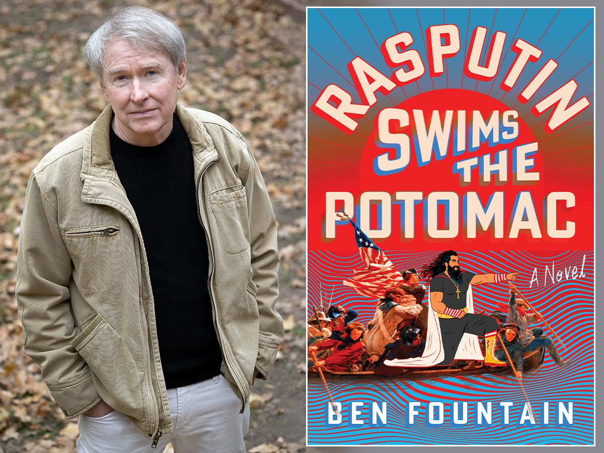 Create a 10-word scroll-stopping headline for: Ben Fountain Goes Beyond the Absurdity of the Trump Era | Vibe NC