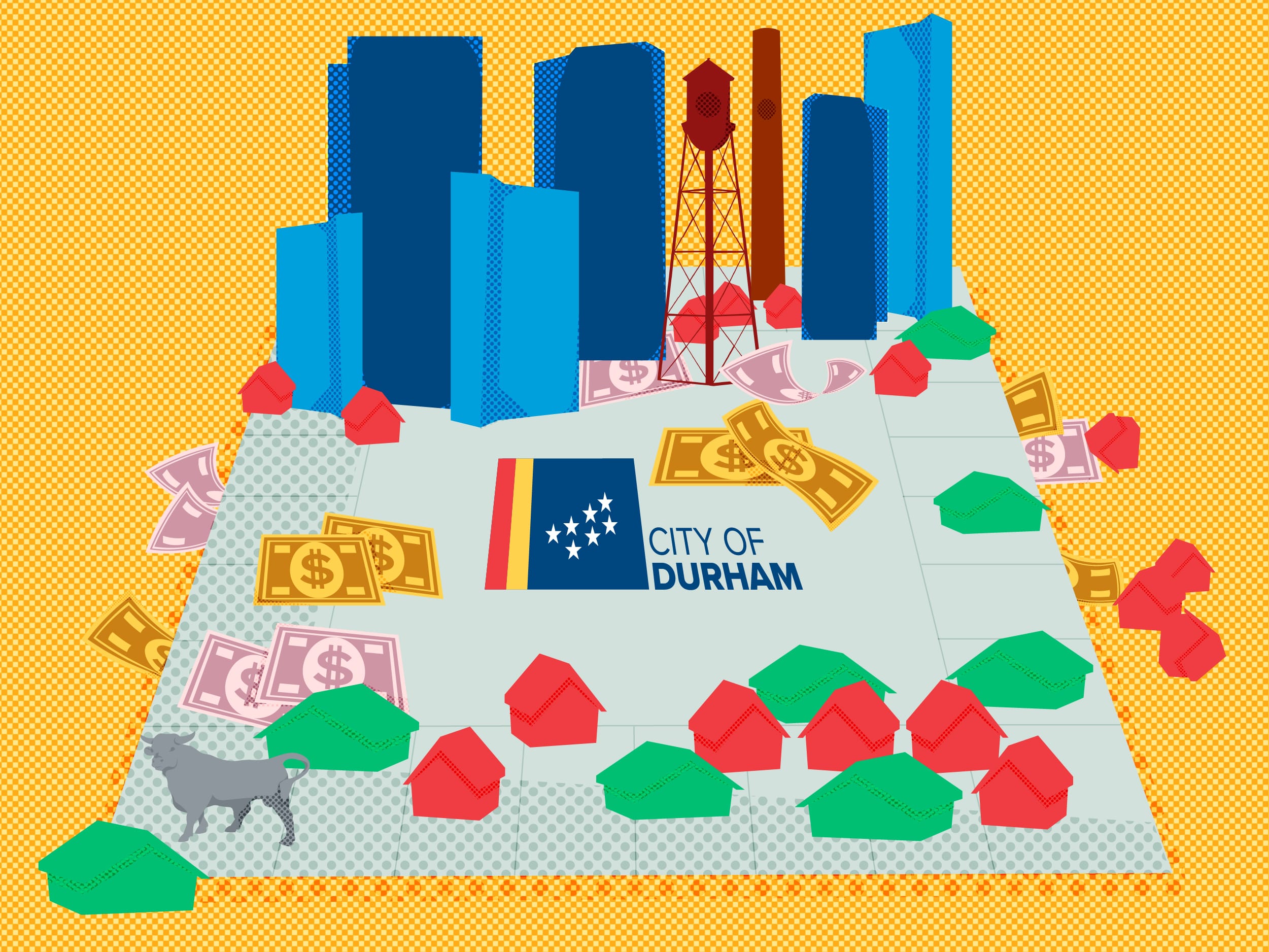 Create a 10-word scroll-stopping headline for: How $4B Came Off Durham’s Tax Rolls—and Blew a Hole in the City Budget | Vibe NC