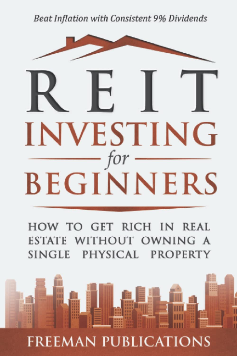 Create a 10-word scroll-stopping headline for: REIT Investing for Beginners: How to Get Rich in Real Estate Without Owning A Single Physical Property + Beat Inflation with Consistent 9% Dividends (Stock Investing 101) | Vibe NC
