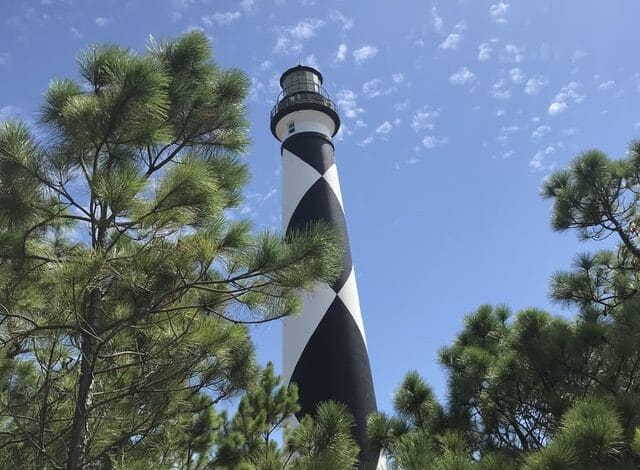 Create a 10-word scroll-stopping headline for: Cape Lookout | Vibe NC