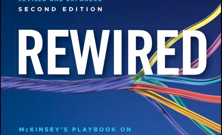 Create a 10-word scroll-stopping headline for: Rewired: McKinsey’s Playbook on How Leading Companies Win with Technology and AI | Vibe NC