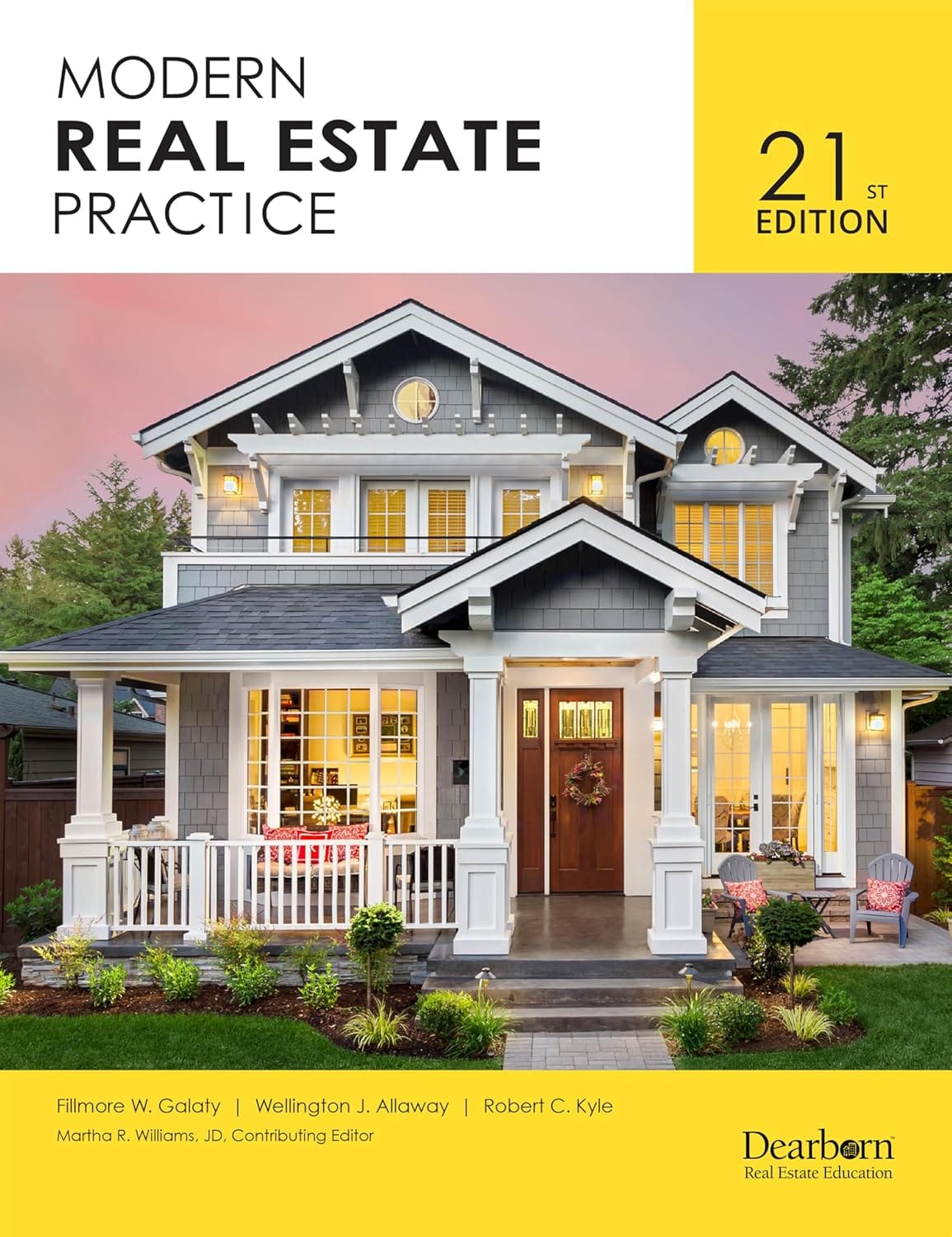 Create a 10-word scroll-stopping headline for: Dearborn Modern Real Estate Practice, 21st Edition, Comprehensive Guide on Real Estate Principles, Practice, Law, and Regulations with 21 Practice … Bank (Dearborn Real Estate Education) | Vibe NC