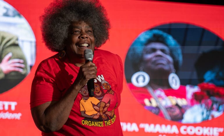 Create a 10-word scroll-stopping headline for: Character Study: Mama Cookie, the Labor Legend | Vibe NC
