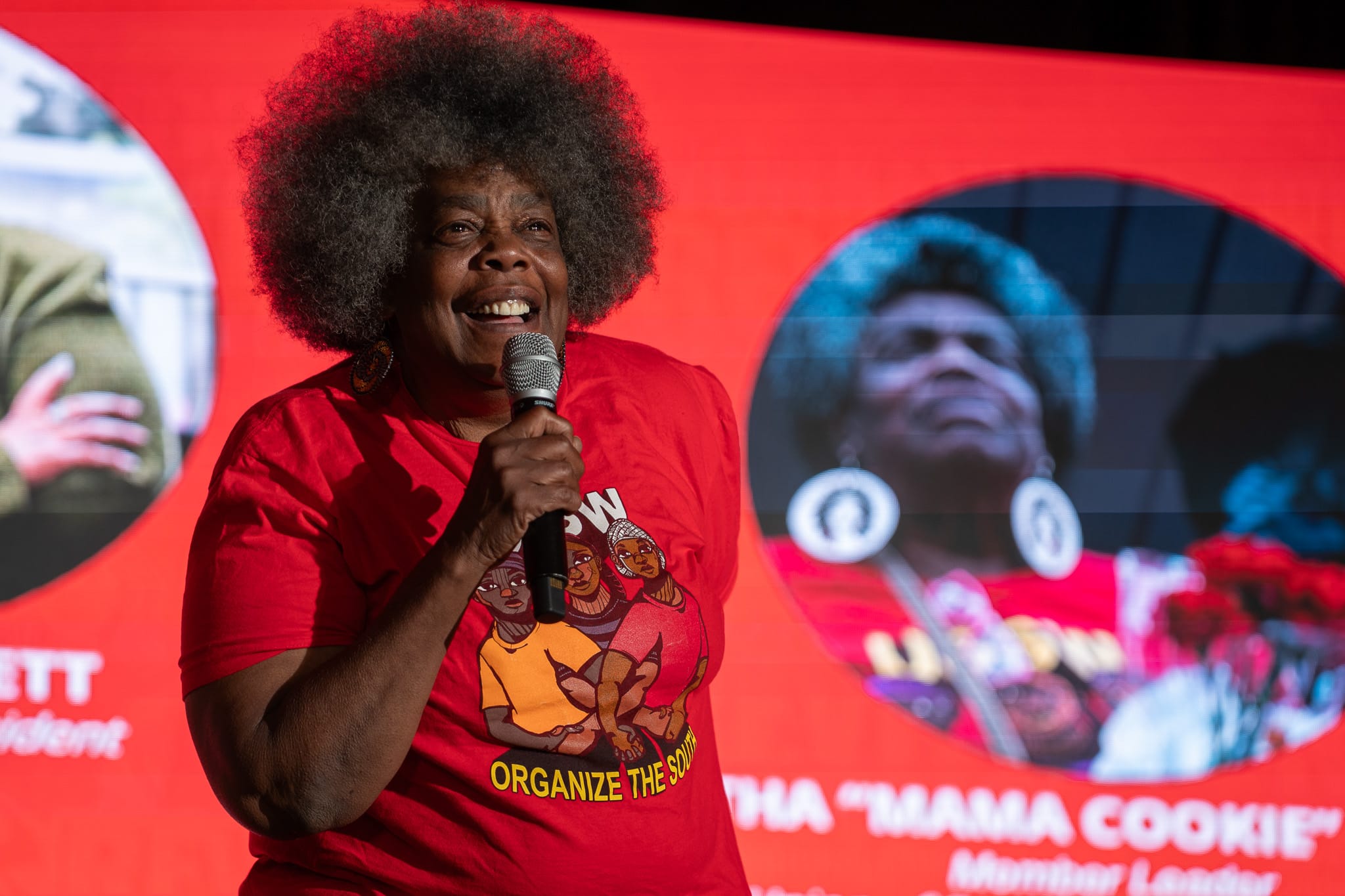 Create a 10-word scroll-stopping headline for: Character Study: Mama Cookie, the Labor Legend | Vibe NC