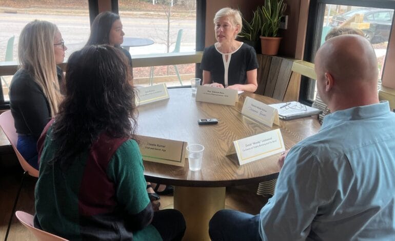 Create a 10-word scroll-stopping headline for: Deborah Ross discusses Cary ICE facility | Vibe NC