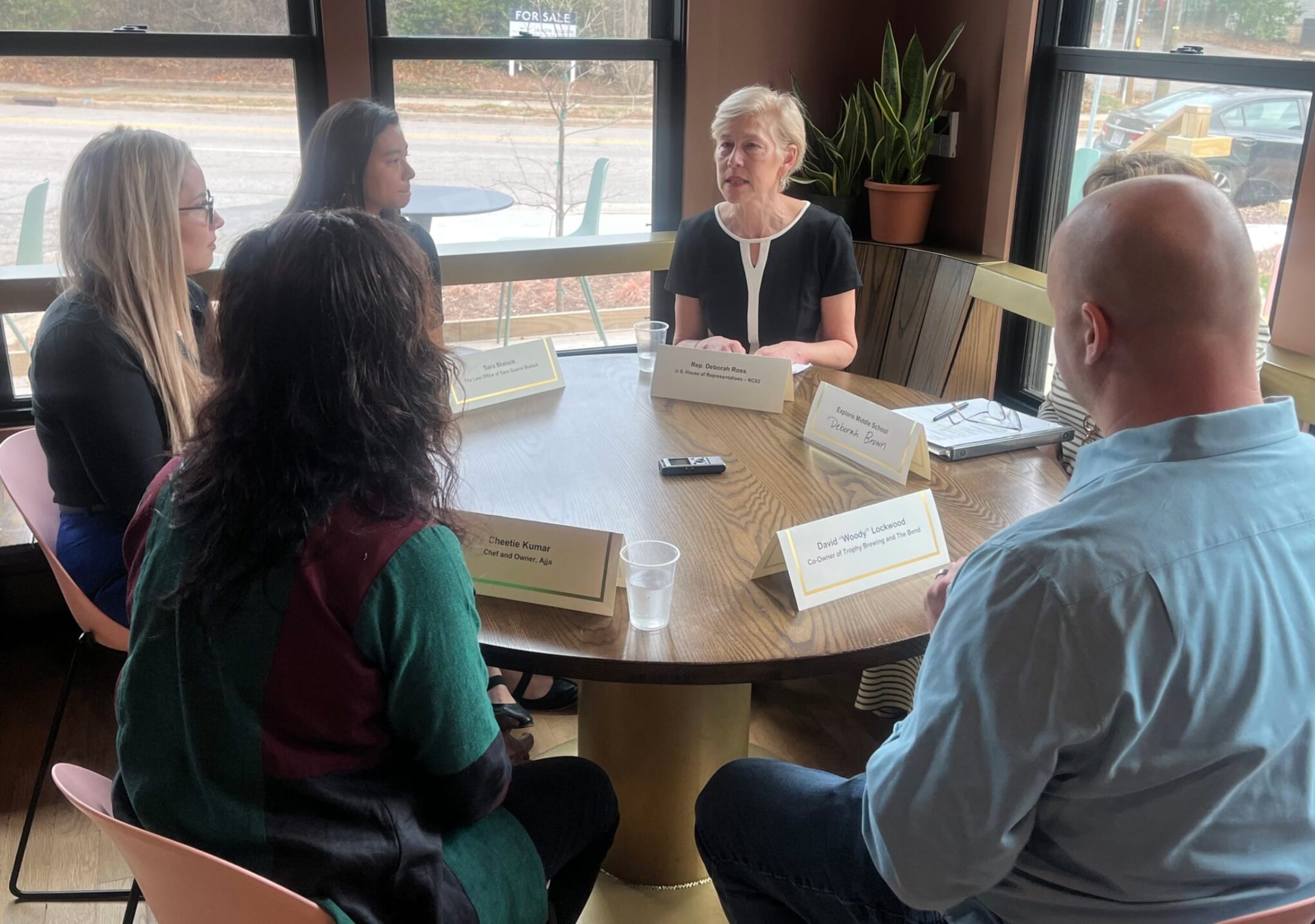 Create a 10-word scroll-stopping headline for: Deborah Ross discusses Cary ICE facility | Vibe NC