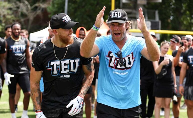 Create a 10-word scroll-stopping headline for: Best of Social: TEU kicks off with Greg Olsen and Panthers’ tight ends  | Vibe NC