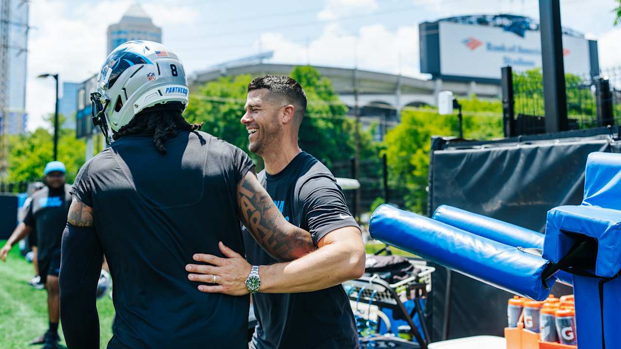 Create a 10-word scroll-stopping headline for: Four takeaways from Panthers second week of OTAs, including hockey fans, days off, and more | Vibe NC