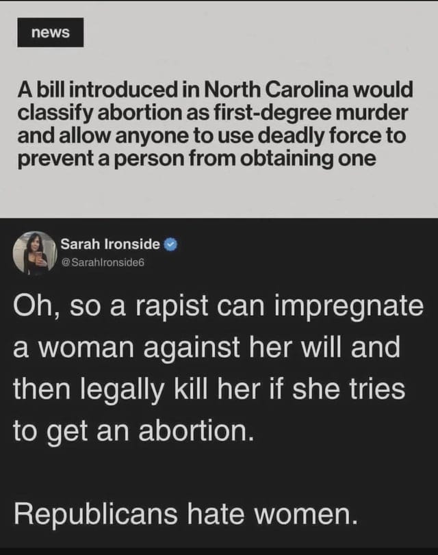 Create a 10-word scroll-stopping headline for: Republicans hate women. Remember at the ballot box in November!!! | Vibe NC