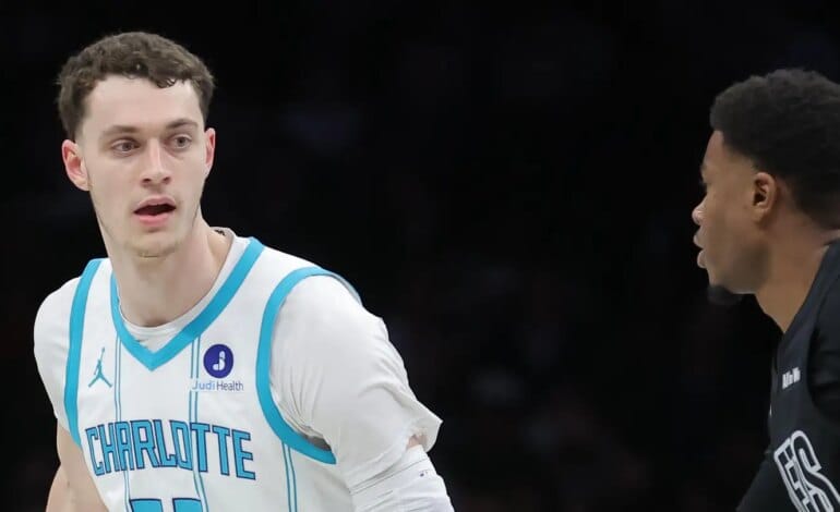 Create a 10-word scroll-stopping headline for: Hornets playoff rotation battle may have surprising casualty | Vibe NC