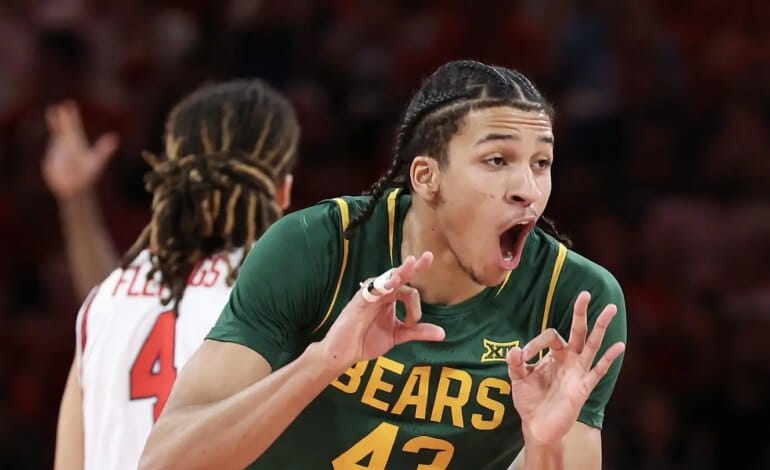 Here are a few options, playing with different angles:

Combine Riser Shocks! Hornets Snag Him Early In New Mock!
Who’s That Hornet? Combine Riser SHOCKS In New Mock Draft!
Unbelievable! Hornets Land Combine Riser in Shocking New Mock.
Unknown No More! Combine Riser Lands With Hornets In Mock.
 | Vibe NC