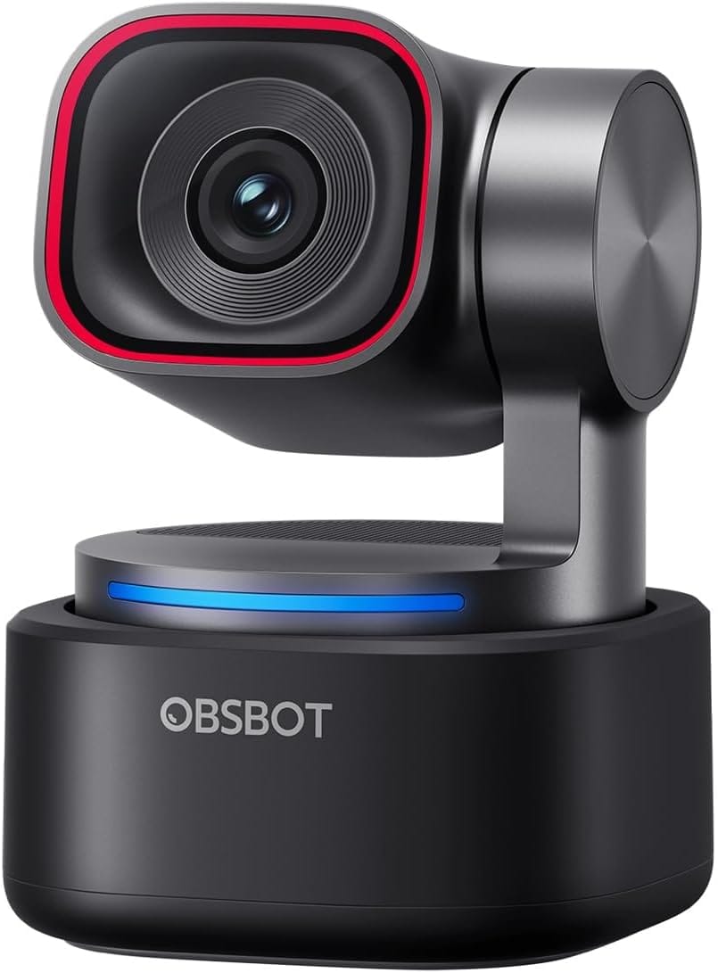 OBSBOT Tiny 3: AI Track, Spatial Audio, 4K. Voice Control. Ultimate Webcam. | Vibe NC