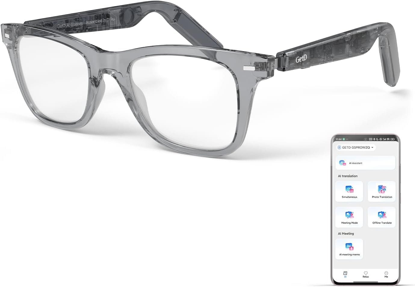 ChatGPT AI Glasses: Speak Any Language, Listen Music, Protect Eyes. | Vibe NC