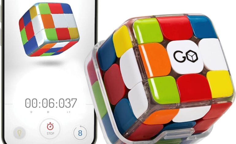 Award-Winning GoCube Edge: Smart Magnetic Speed Cube. Play, Learn, Master! | Vibe NC