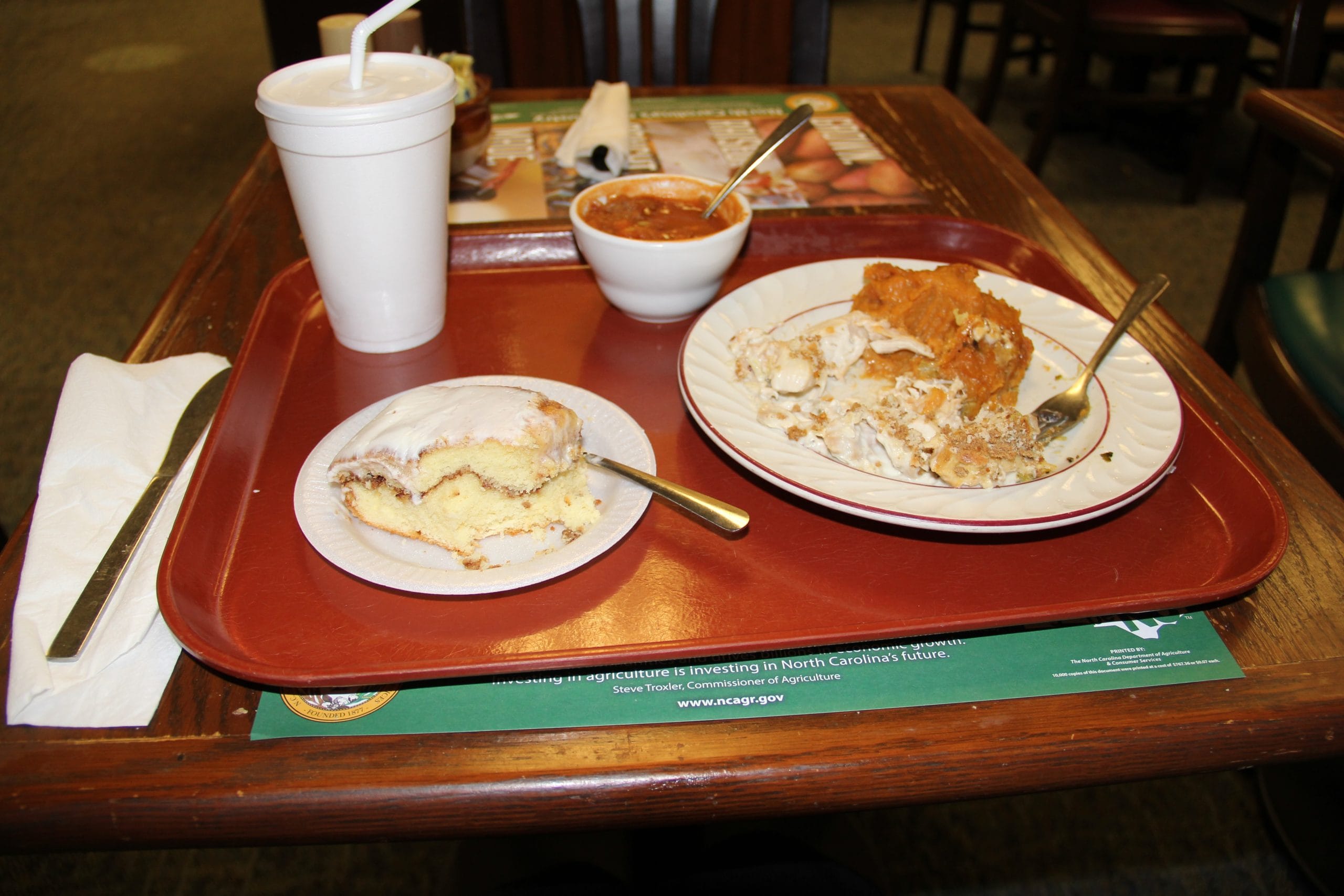 Here are a few options, playing on different angles:

Your money buys this? NC Legislature cafeteria secrets revealed.
Lunch Money: Do NC Legislators eat better than you?
Taxpayers’ Tab: What NC Legislators really eat for lunch.
Secrets served daily: Inside NC’s powerful political cafeteria.
Power plays, actual plates: NC Legislature’s surprising lunch habits.
 | Vibe NC