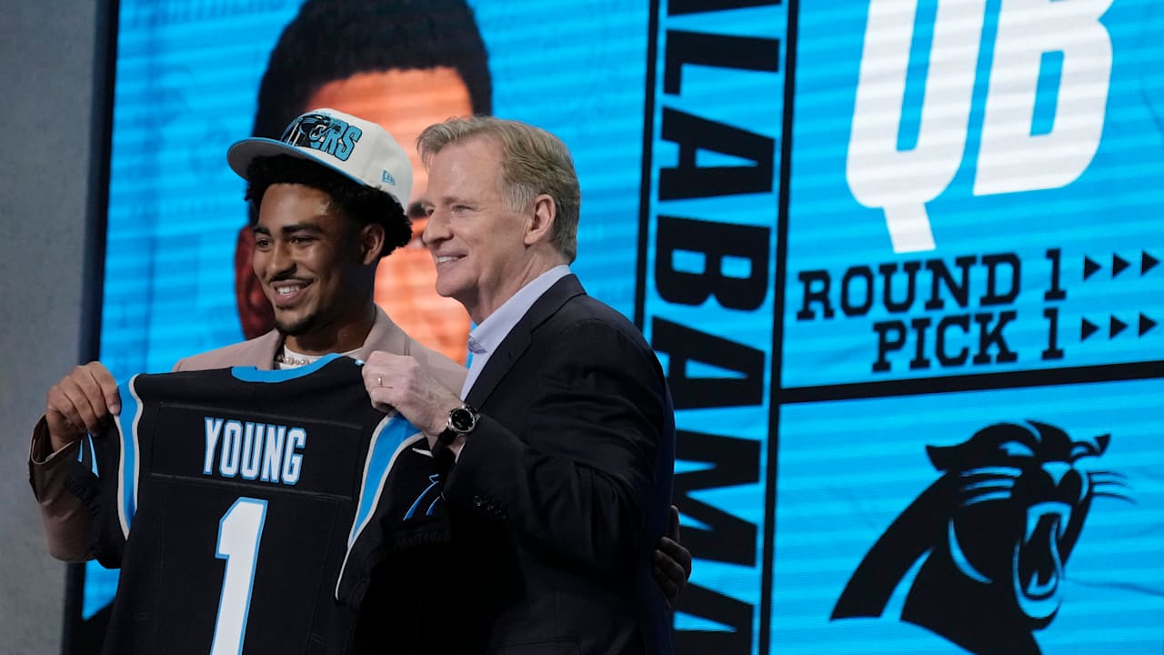 Here are a few options, hitting that 10-word limit:

Panthers Trio: Young, Brown, McMillan Reveal NFL Draft Success Secrets.
Panthers Stars Share Critical Advice for NFL Draft Prospects.
Unlock Your NFL Draft Path: Panthers’ Young, Brown, McMillan Advise.
Hear It Now: Panthers’ Young, Brown, McMillan Drop Draft Day Truths.
Panthers’ Young, Brown, McMillan Guide Prospects: Essential Draft Wisdom.
 | Vibe NC