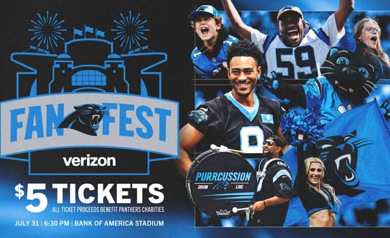 Panthers Fan Fest: July 31. Bank of America Stadium. Be There! | Vibe NC