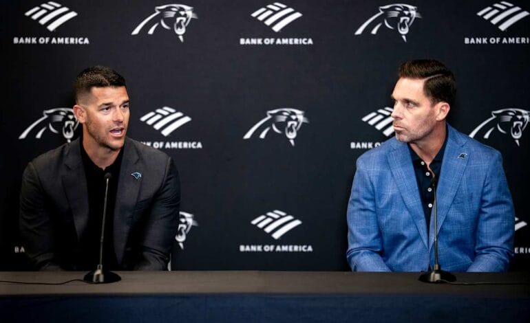 Here are a few 10-word scroll-stopping options:

Panthers Draft: Day 2 & 3 Players Will Challenge Every Roster Spot.
No Easy Jobs: Panthers Draft Days 2/3 Seek Roster Challenge.
Panthers Draft: Mid-Round Talent To Challenge Every Roster Spot.
Draft Days 2&3: Panthers Demand Roster Competition. Spots Open!
Panthers Draft: Roster Shakeup Incoming. Day 2 & 3 Impact.
 | Vibe NC